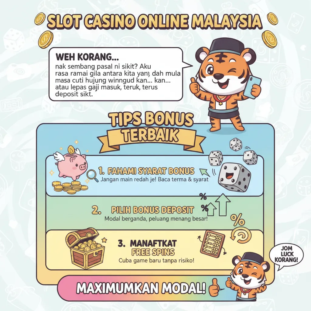 Slot Casino Online Malaysia: Tips Bonus Terbaik