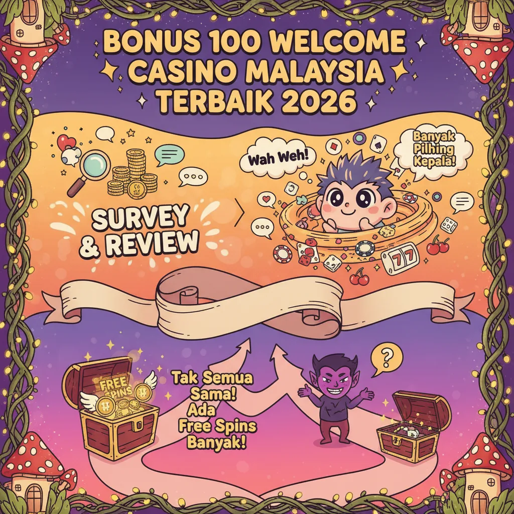 Bonus 100 Welcome Casino Malaysia Terbaik