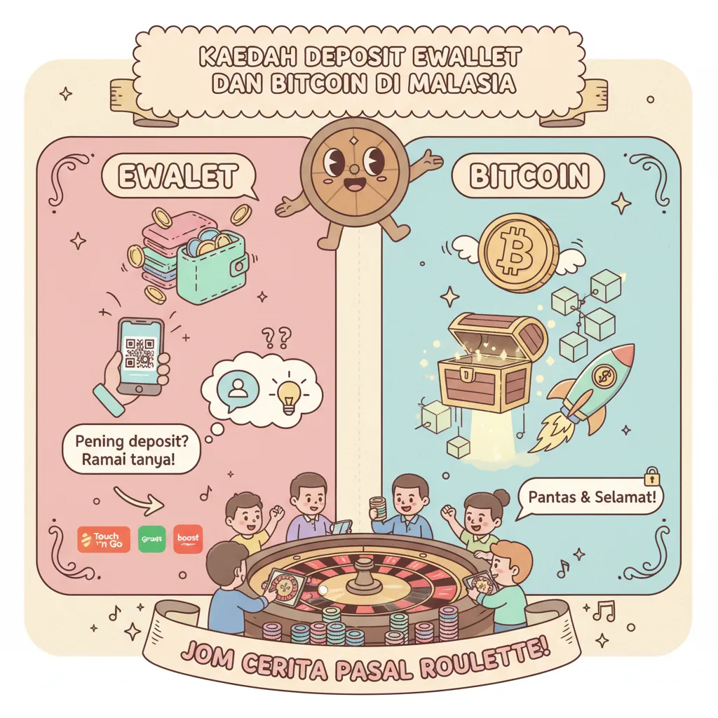Kaedah Deposit eWallet dan Bitcoin di Malaysia