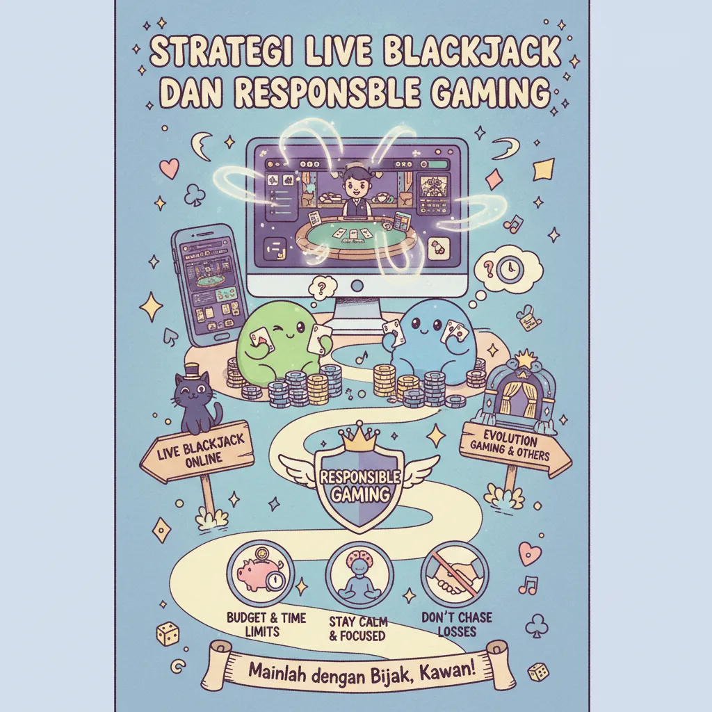 Strategi Live Blackjack dan Responsible Gaming